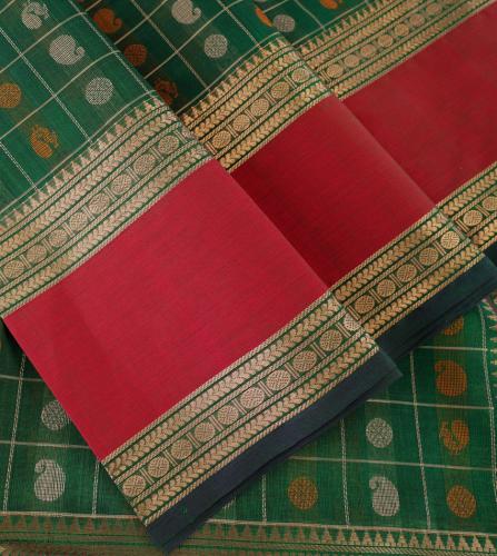 PMK 1000 BUTTA SILK COT SAREES